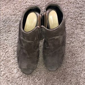 Michael Kors Shoes - Michael Kors Suede open toe bootie Michael Kors Shoes - Michael Kors Suede open toe bootie